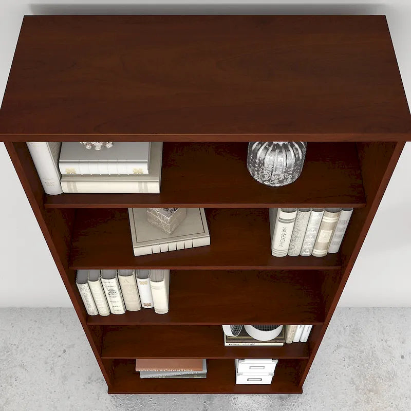 Bibliothèque haute à 5 étagères Meuble de rangement