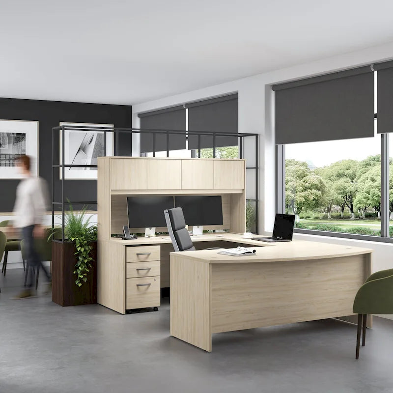 Bibliothèque haute à 5 étagères Meuble de rangement
