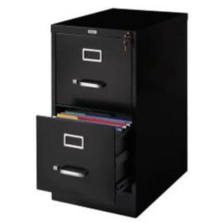 Classeur vertical à 2 tiroirs pour documents, 22 po de profondeur
