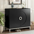 Petit meuble de rangement d'appoint avec placage en bois massif