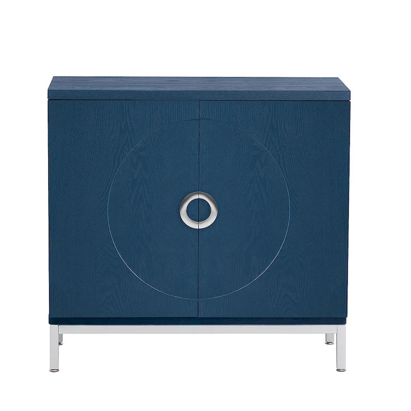 Petit meuble de rangement d'appoint avec placage en bois massif