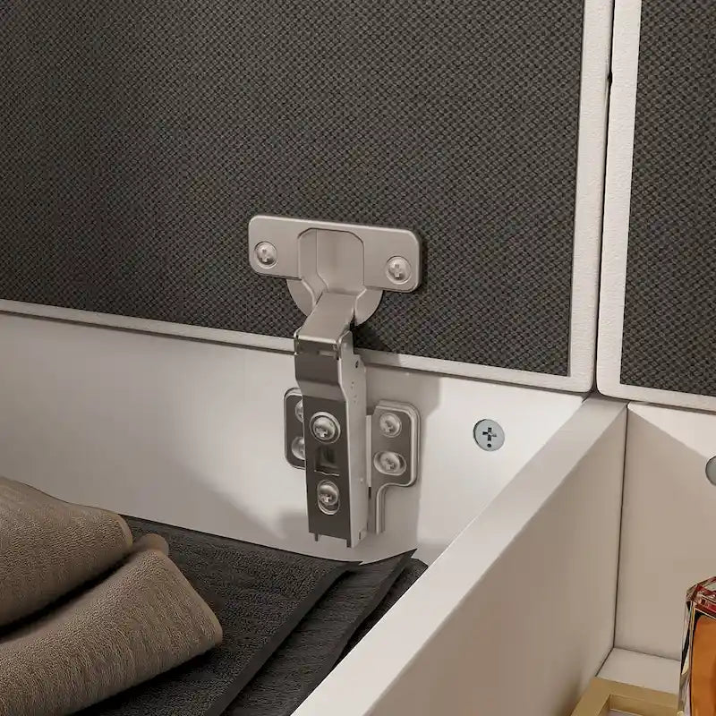 Banc de rangement à chaussures en bois avec coussin, meuble d'entrée pour chaussures