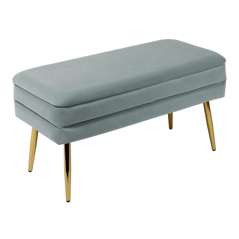 Banc de rangement bleu marine