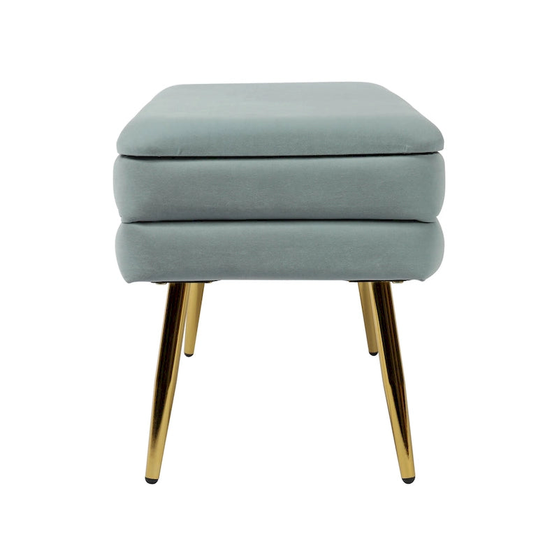 Banc de rangement bleu marine