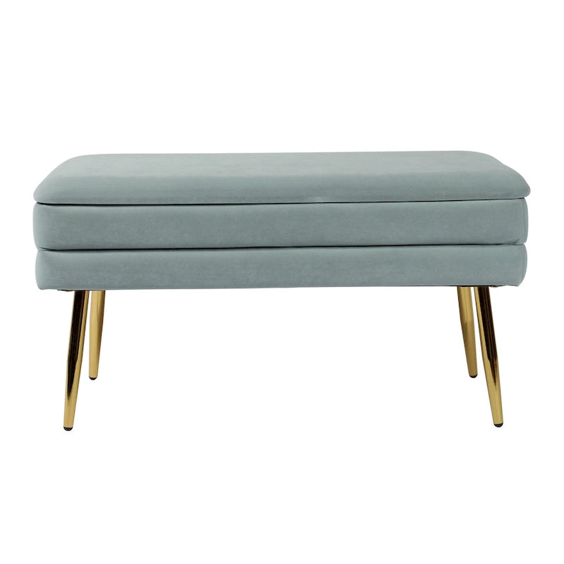 Banc de rangement bleu marine
