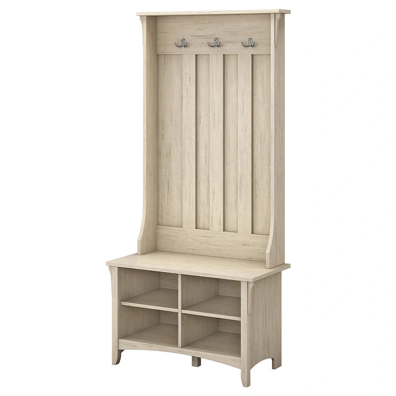 Porte-manteau avec banc de rangement - 31,73"L x 15,75"l x 68,12"H
