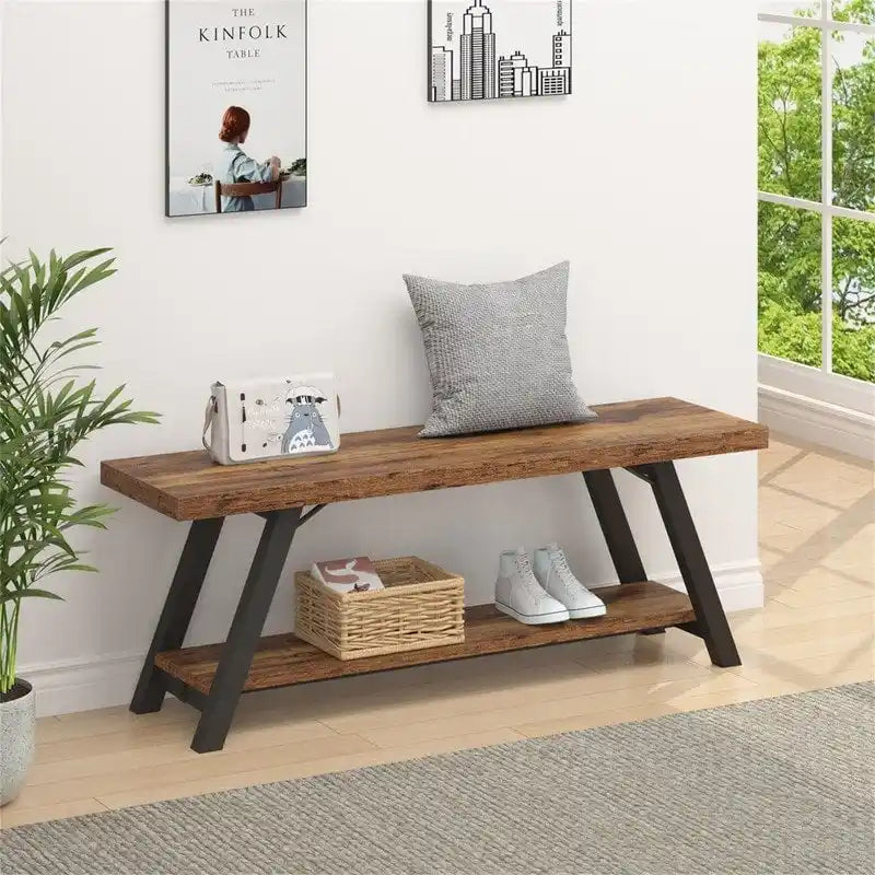 Banc de rangement pour chambre à coucher - 14.2P x 47L x 18.2H