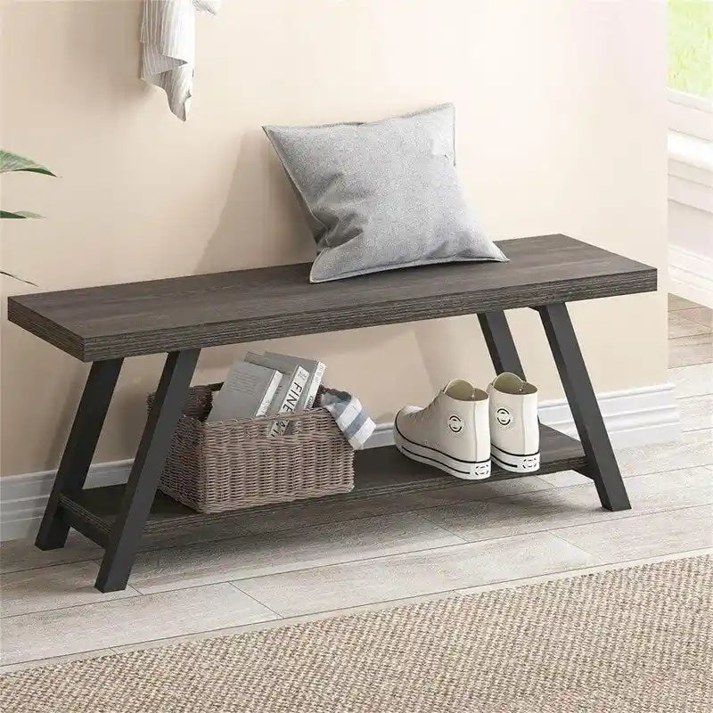 Banc de rangement pour chambre à coucher - 14.2P x 47L x 18.2H