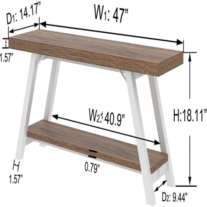 Banc de rangement pour chambre à coucher - 14.2P x 47L x 18.2H