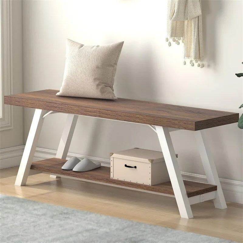Banc de rangement pour chambre à coucher - 14.2P x 47L x 18.2H