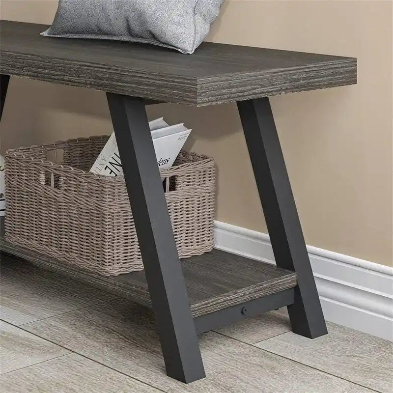 Banc de rangement pour chambre à coucher - 14.2P x 47L x 18.2H