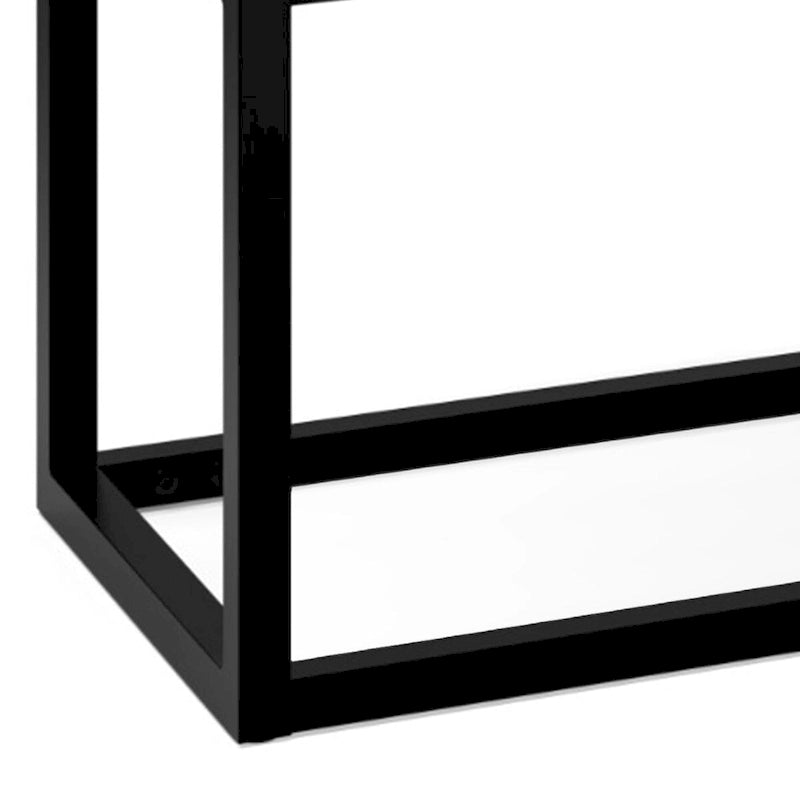 Banc ottoman rectangulaire contemporain de 44 pouces de large - 14,6 P x 44 L x 18,5 H