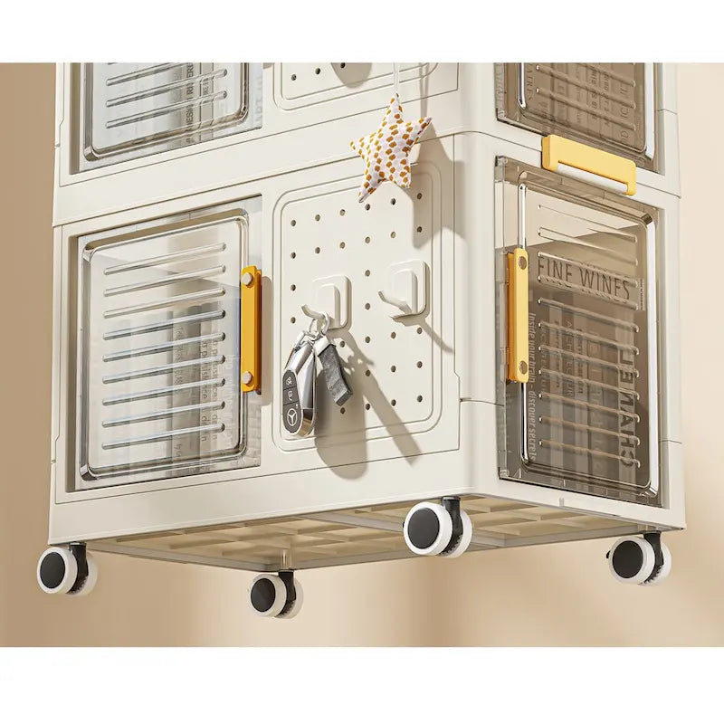 Organisateur de rangement roulant multifonctionnel mobile