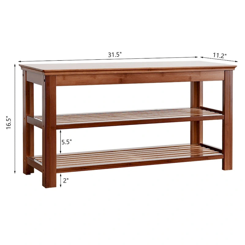 Meuble de rangement simple pour la maison, banc de rangement à chaussures pour entrée, armoire à chaussures économique à deux niveaux