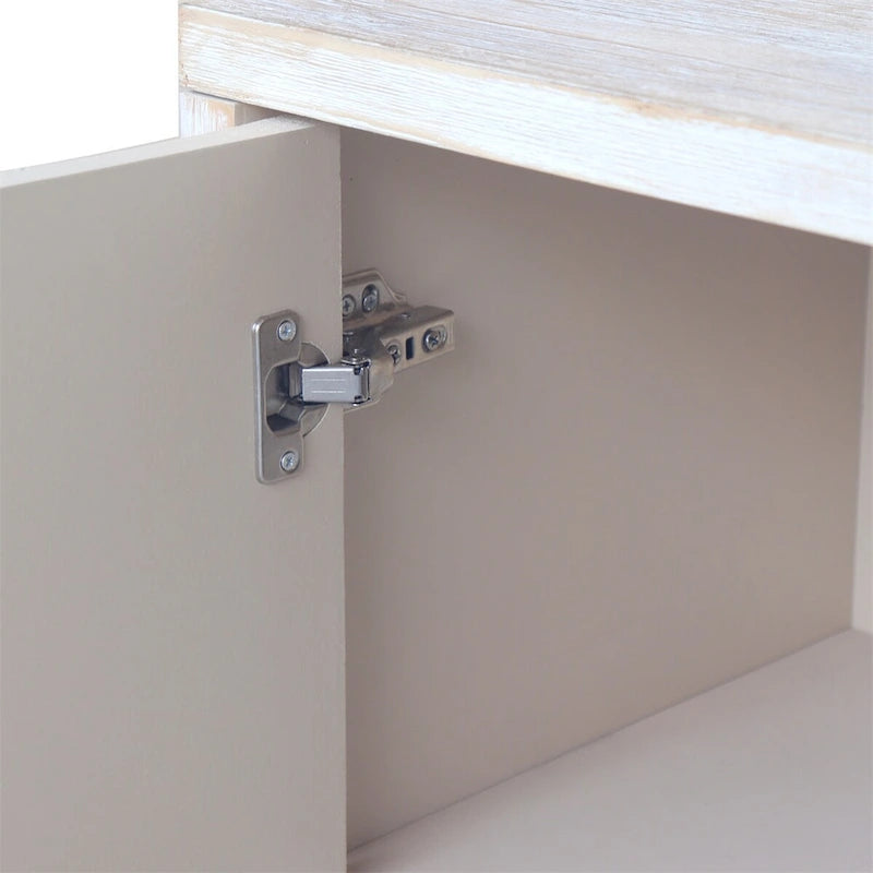 Armoire d'appoint 4 portes en bois buffet de rangement