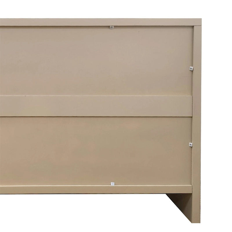 Armoire d'appoint 4 portes en bois buffet de rangement