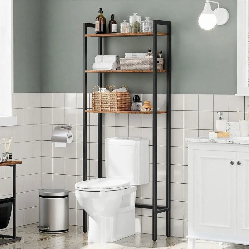 Meuble de rangement au-dessus des toilettes - 9,4P x 24,8L x 64,2H