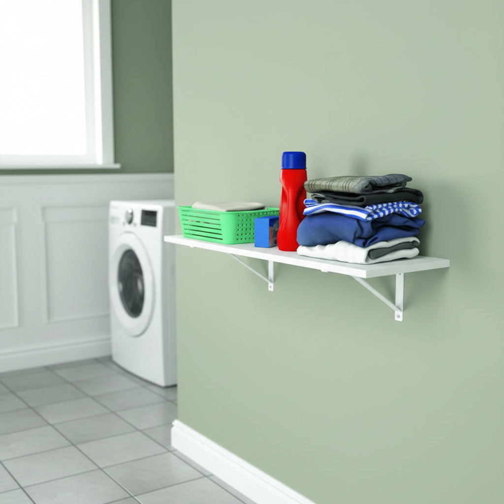 Closetmaid 3ft Multi-Purpose Laminate Storage Shelf, White