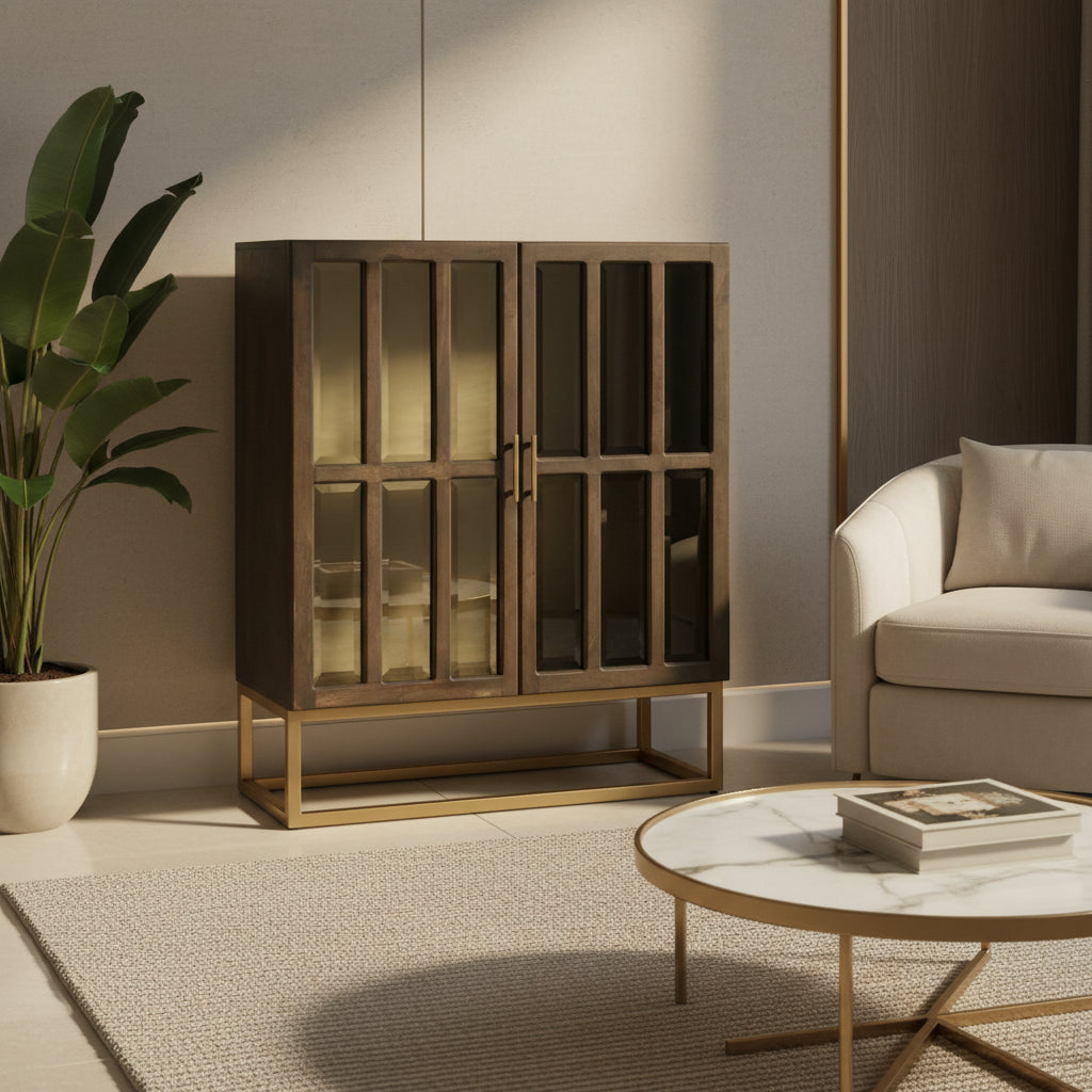 Hekman Accents Glass Door Cabinet