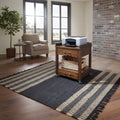 Baldridge Rustic Brown Casual Printer Stand